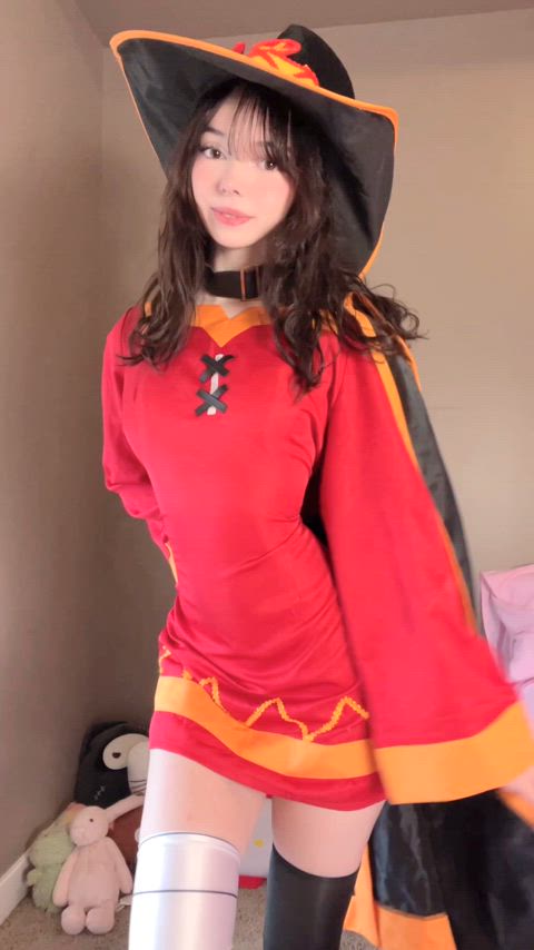 18 Years Old Asian Barely Legal Cosplay OnlyFans Petite Rule34 Small Tits Solo Teen Porn GIF by miamiaof
