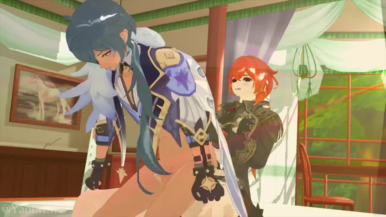 Kaeya and Diluc from Genshin Impact