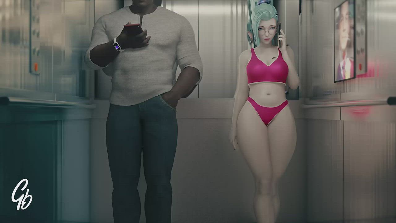 Petite blue haired girl gets wrecked by BBC
