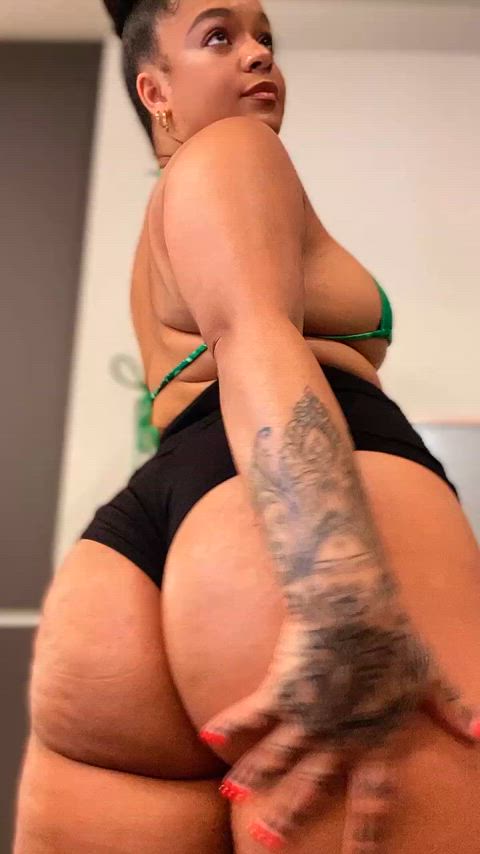 Amateur American Ass Ass Clapping Big Ass Dominican Ebony Homemade Latina Thick Porn GIF by camsoda