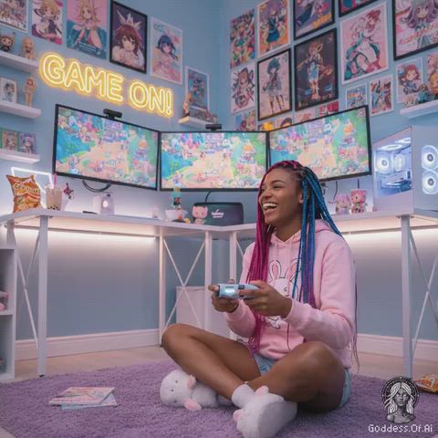 ❤️‍🔥 Gamer Girls Installing The Lastest Expansion ❤️‍🔥 (16 Clips by Goddess of Ai)