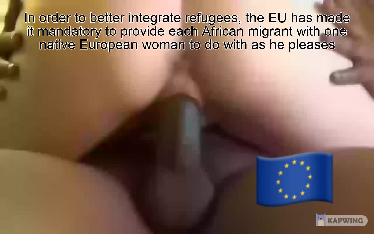 The future of Europe is in African men's balls ✊🏿