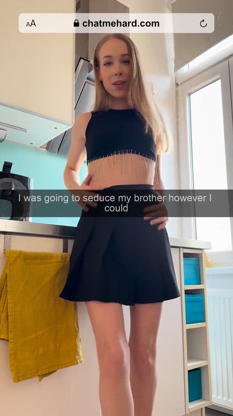 My brother only agreed to fuck me after he found out I was a virgin