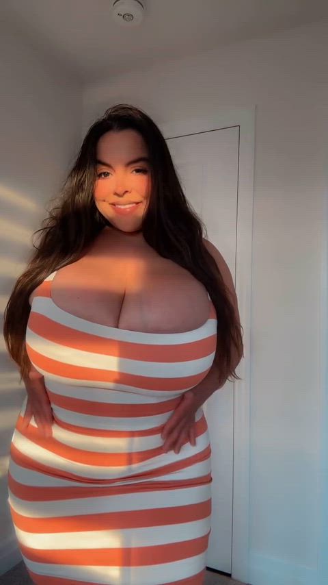 You won't miss a single curve with me in this dress