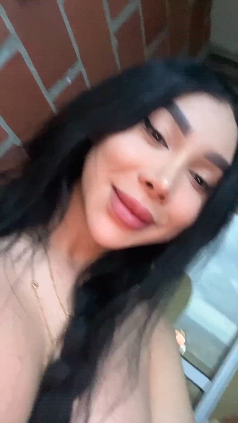 How deep do you think you could go before I start gagging all over your cock?