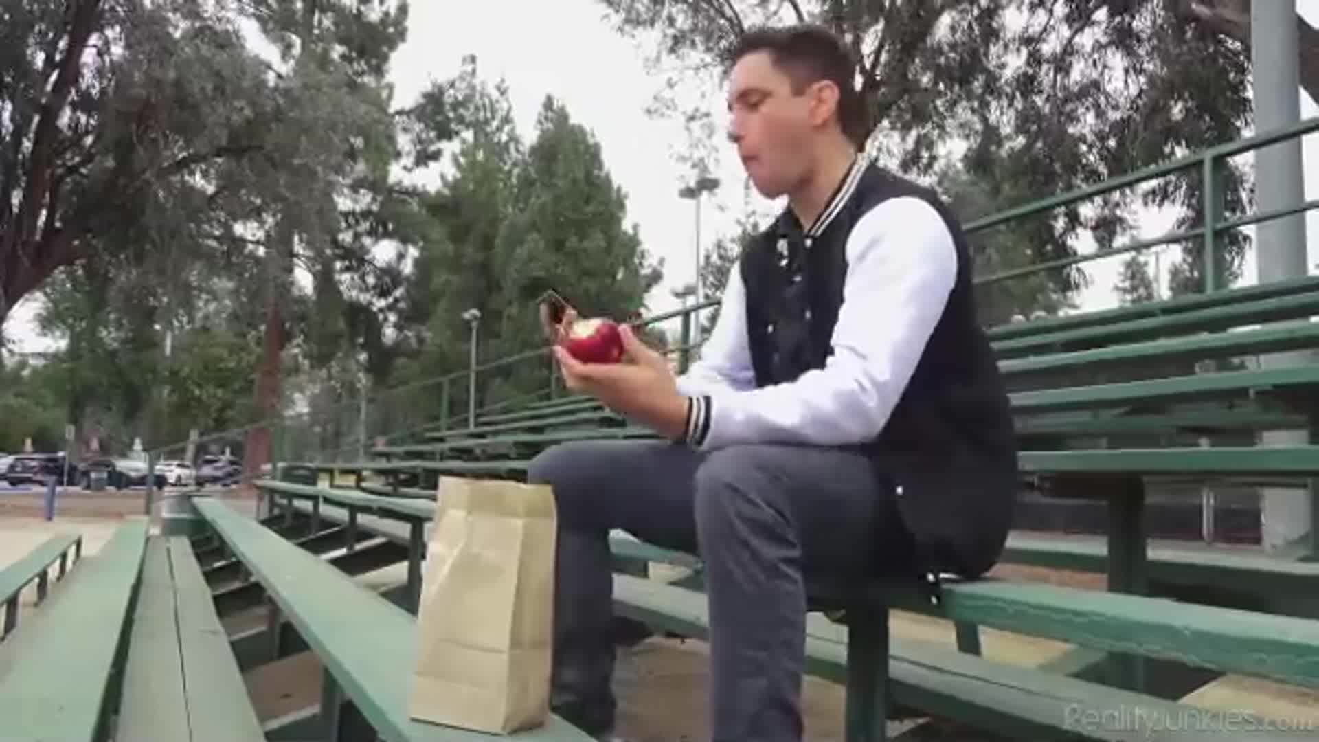 Everyday at school Mom sends Chad video messages saying after he's done beating me up to come over and fuck her brains out