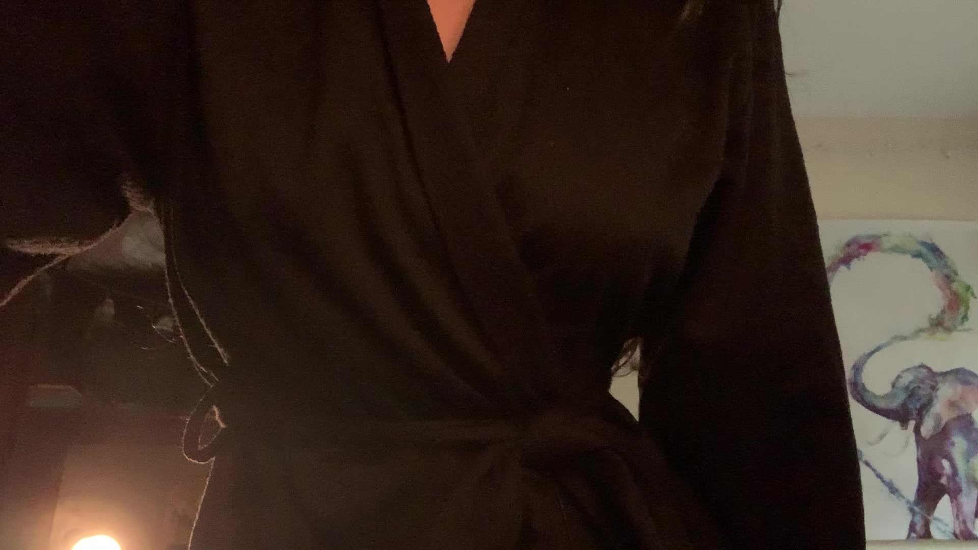 do you like the robe on or off? 🙈