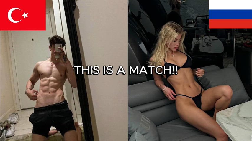 Russian hottie girls and their hunk boyfriends