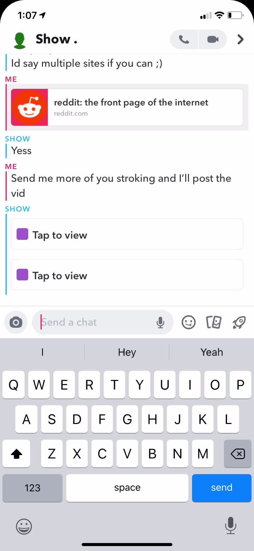 Hotty likes to be exposed