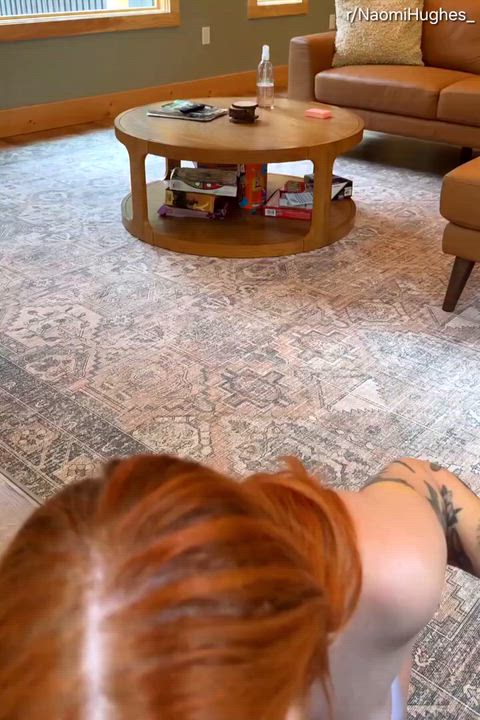 Big Tits Cum Cum In Mouth Cum Swallow Interracial NSFW Pornstar Redhead Swallowing cumslut Porn GIF by nexus31