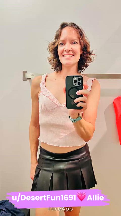 wdyt, is my new skirt too short?