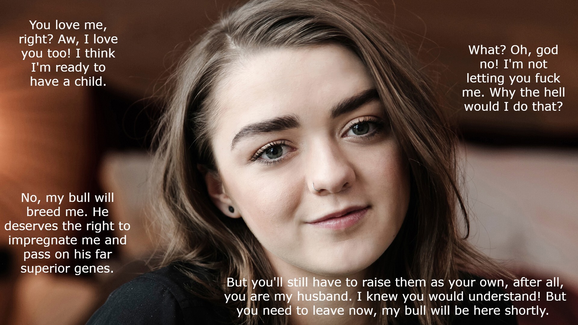 Cuckold breeding caption celebrity