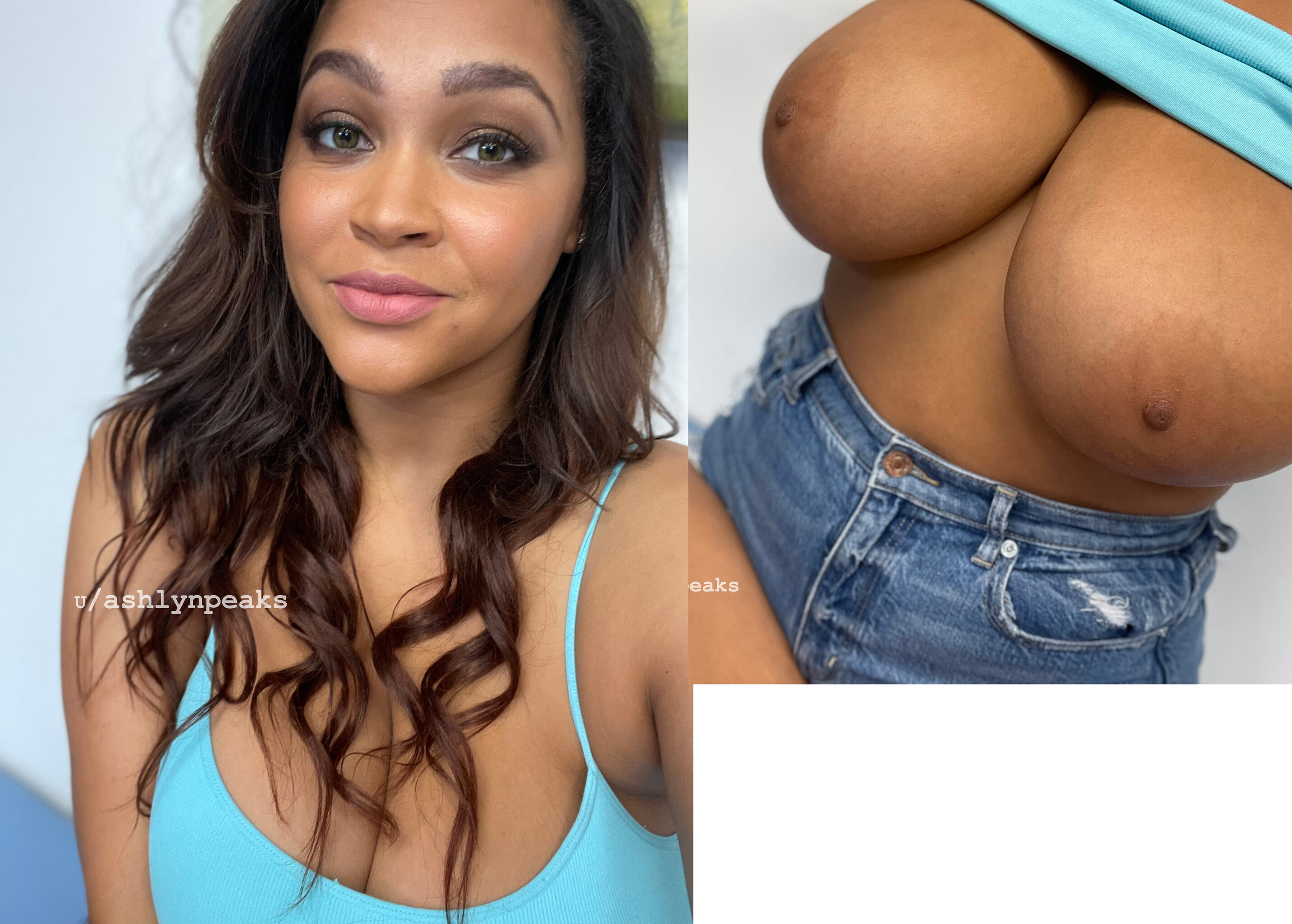 Curvy amateur babe boobs
