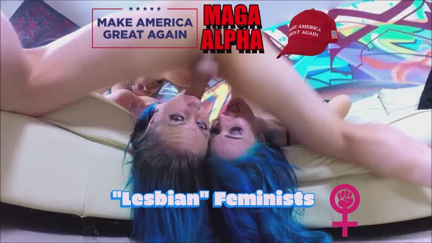 Me and my GF LOVE serving MAGA men in our rightful place<3