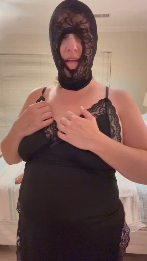 Amateur BBW Big Tits Boobs Brunette Chubby Hotwife MILF Tits White Girl Porn GIF by wifeywinks