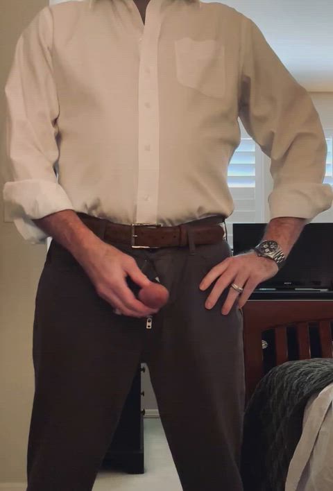 Dad Next Door Wants To Give You A Cum Shower [43]