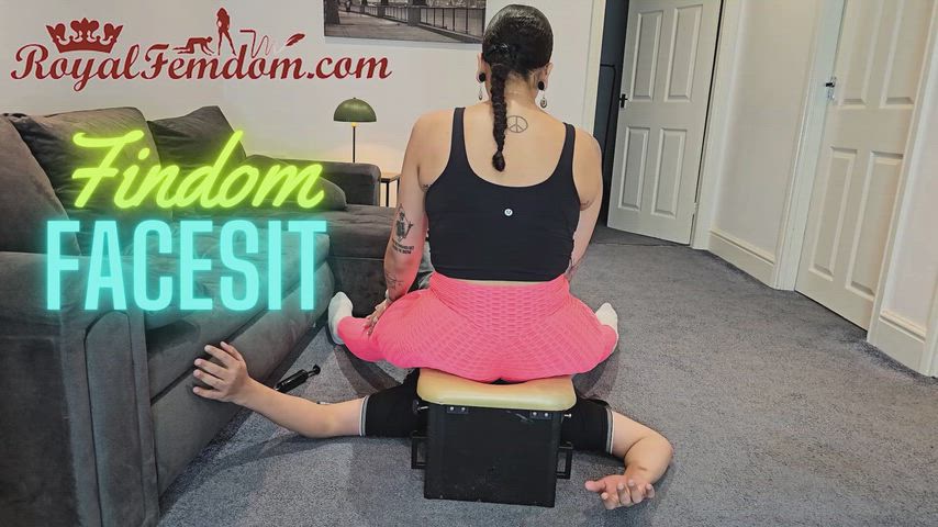 Shopping with your credit card while smothering you underneath her ass. oc