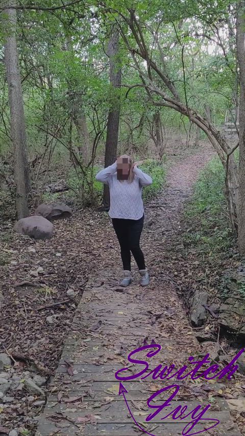 Just flashing on a hike