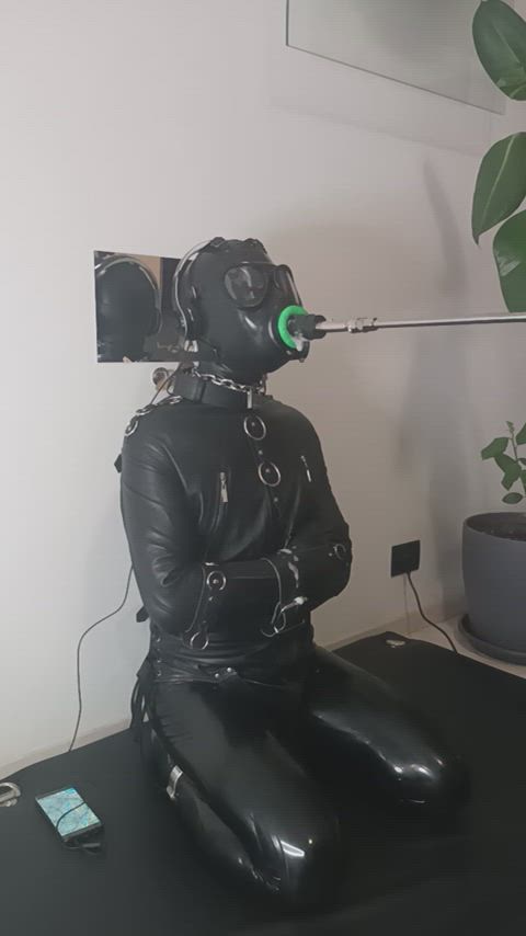 You have a long deepthroat training time ahead of you, fortunately the machine won't get tired