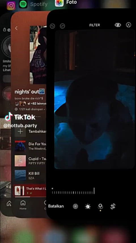 Blurred video preview