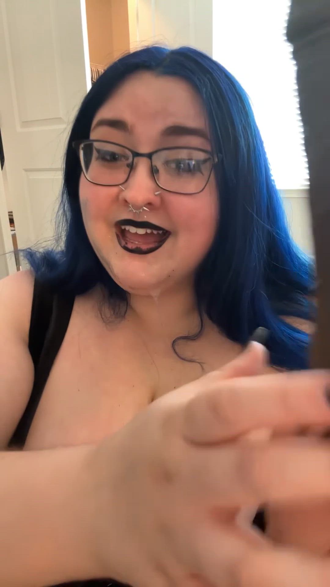 Big Tits, Dildo, Spit, goth-girls, just-boobs