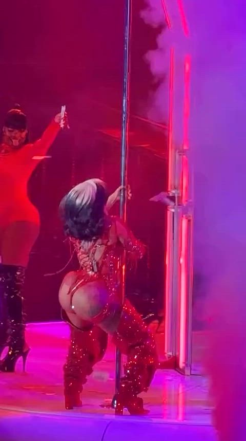 Doing what she does best