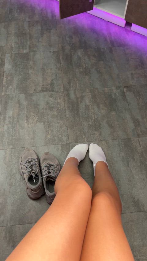 Ankle Socks Feet Feet Fetish Foot Foot Fetish Knee High Socks Legs Socks Tease Teasing Porn GIF by mimimiax