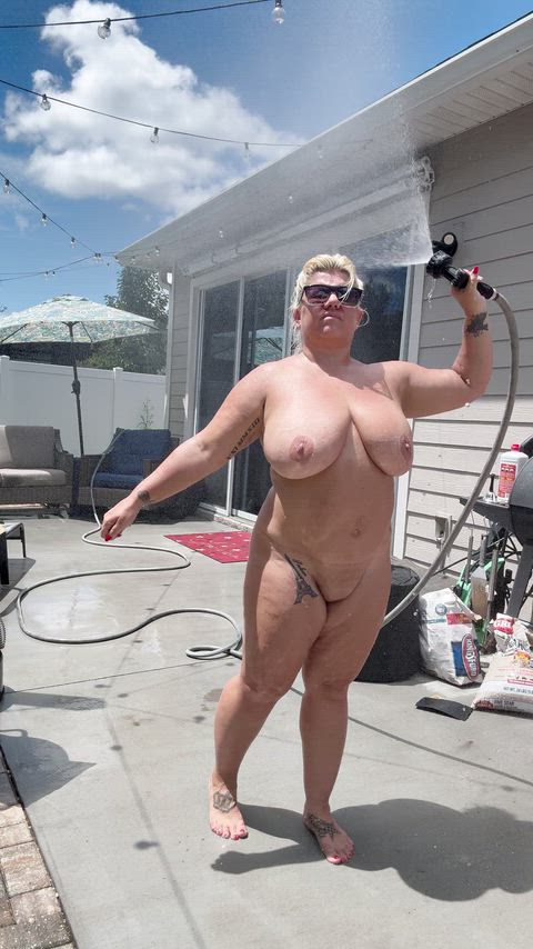 Who wants to take a splash with grandma?