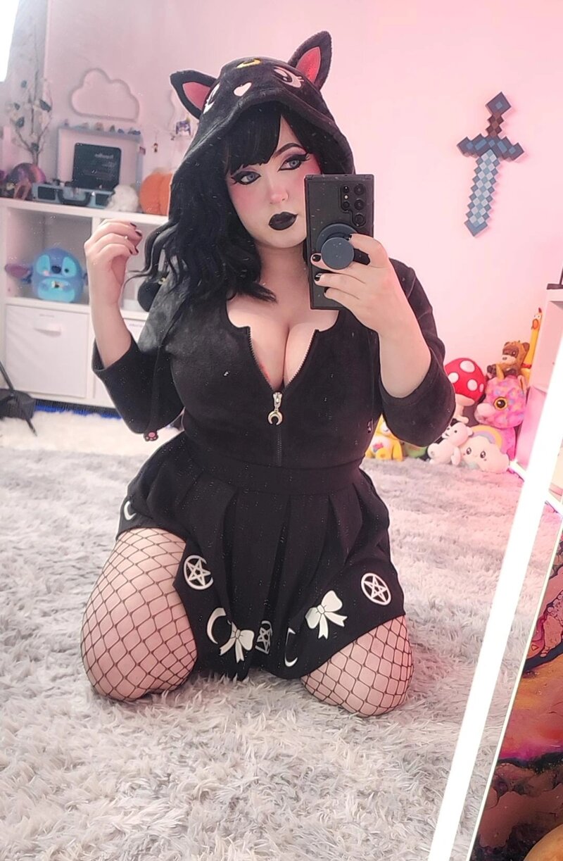 Alternative, Big Tits, Catgirl, Clothed, Cute, Egirl