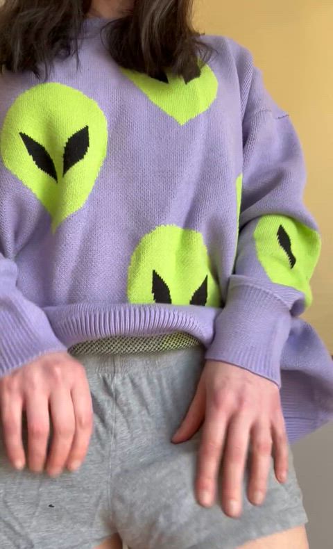 No panties for a perfect landing