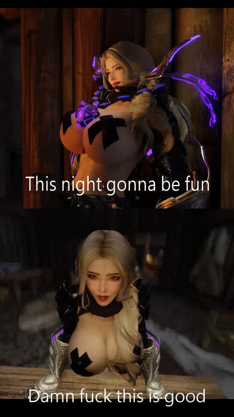 《Three Rose of Skyrim》 Chapter 37：三女訪村落、夜挑眾男脫