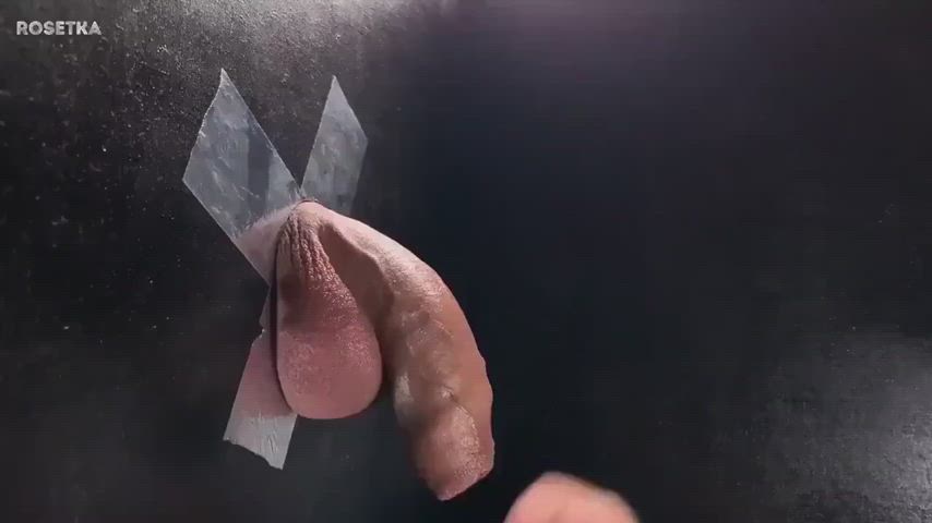 Cum Cumshot Double Cumshot Glory Hole Handjob Hands Free Hands-free Jerk Off Orgasm Ruined Orgasm Porn GIF by jakula