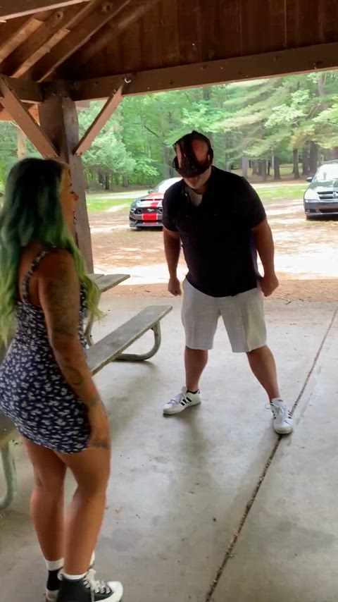 Goddess Nixie shows him no mercy