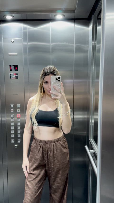 Wyd if you get in the elevator and see this ?