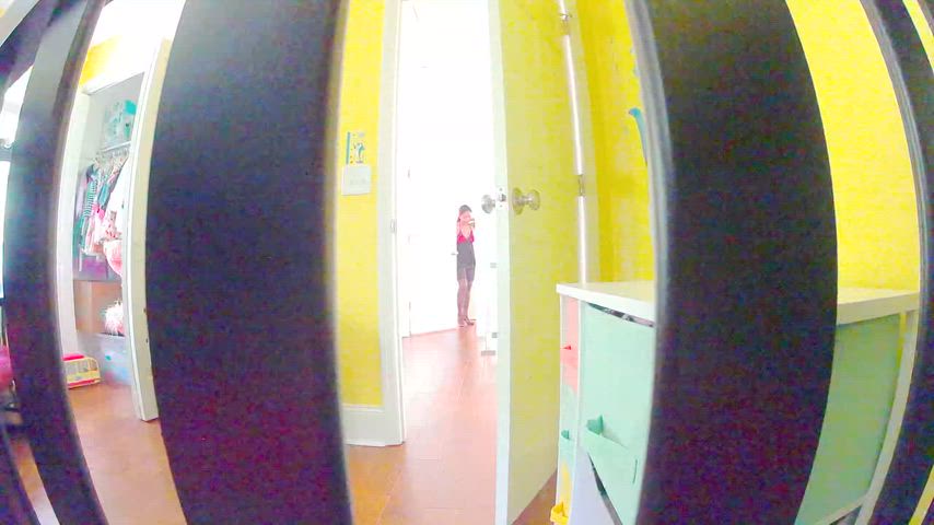 Wife caught on Crib Cam leaving our bedroom after cheating