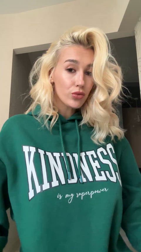 I enjoy teasing you with my breasts