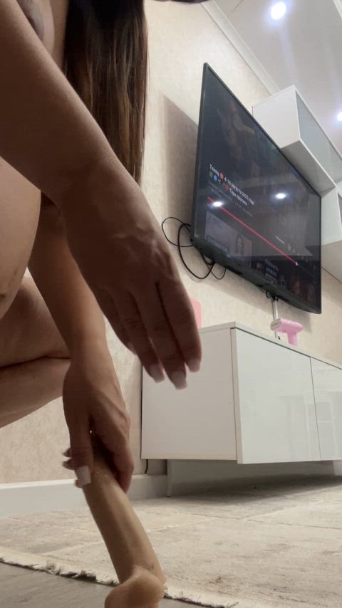 I wish I had your cock underneath me instead.