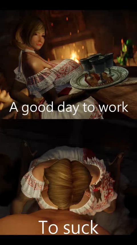 《Three Rose of Skyrim》 Chapter 42：倩影潛入探情報、女僕封口用鮑鮑