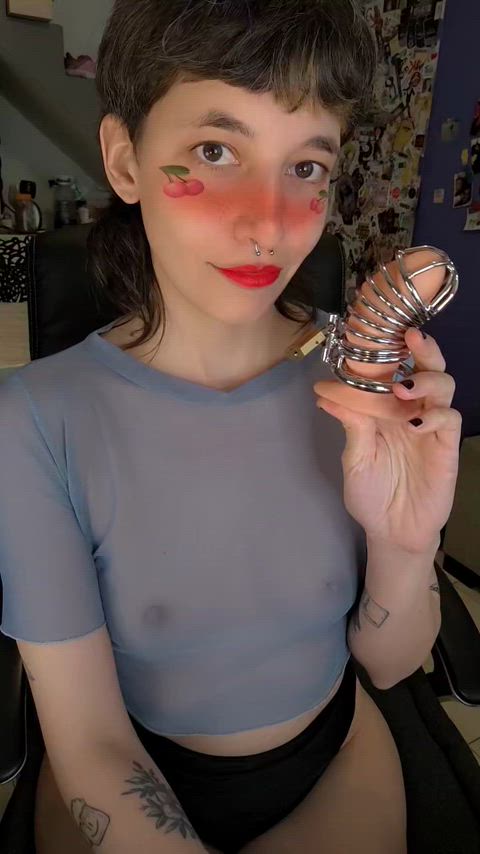 Tiny cage, tiny shrimp hahaha