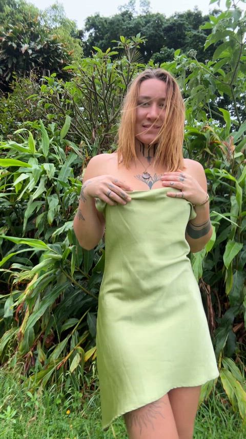 I just want to be topless every where I go