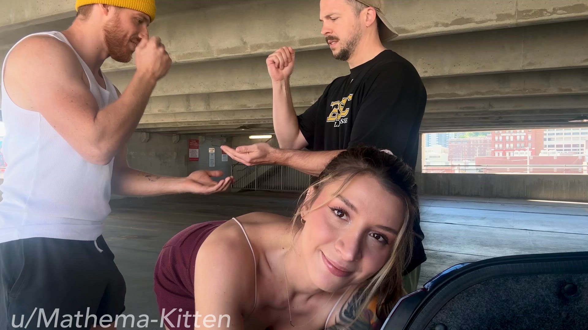 I had to try the rock paper scissors challenge... it was absolutely worth it :) [GIF]