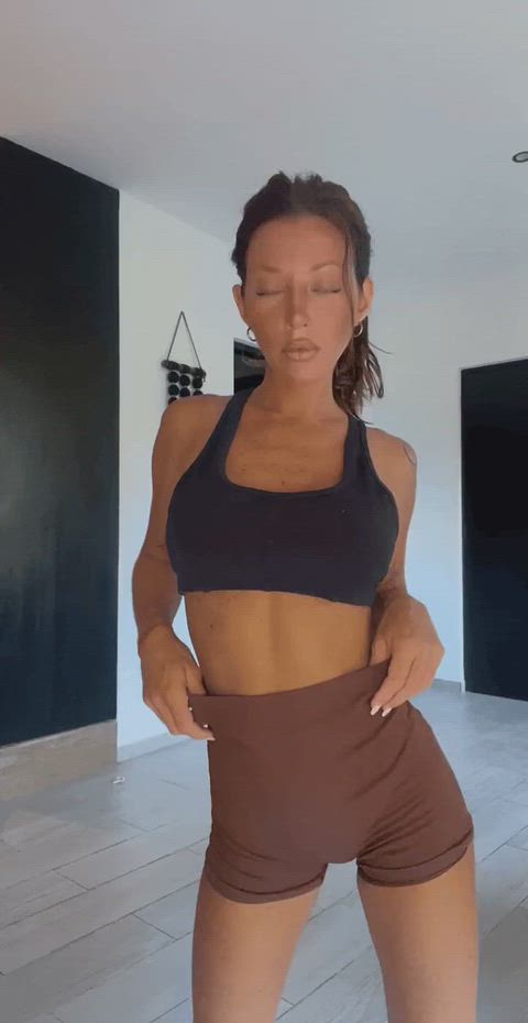 these shorts make my ass look extra biteable