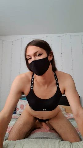 Big Dick Trans Trans Woman Trans girls Transexual Transgender Porn GIF by prettylittliris