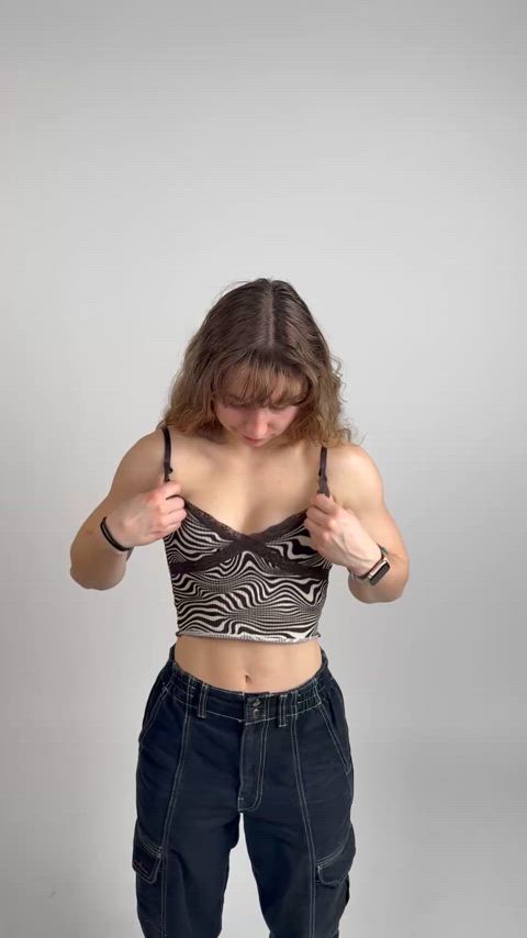 What's the first thing you'd do with my titties?