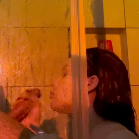 Amateur Blowjob Brunette Cock Cute Handjob Homemade Sex Shower Teen Porn GIF by populardick