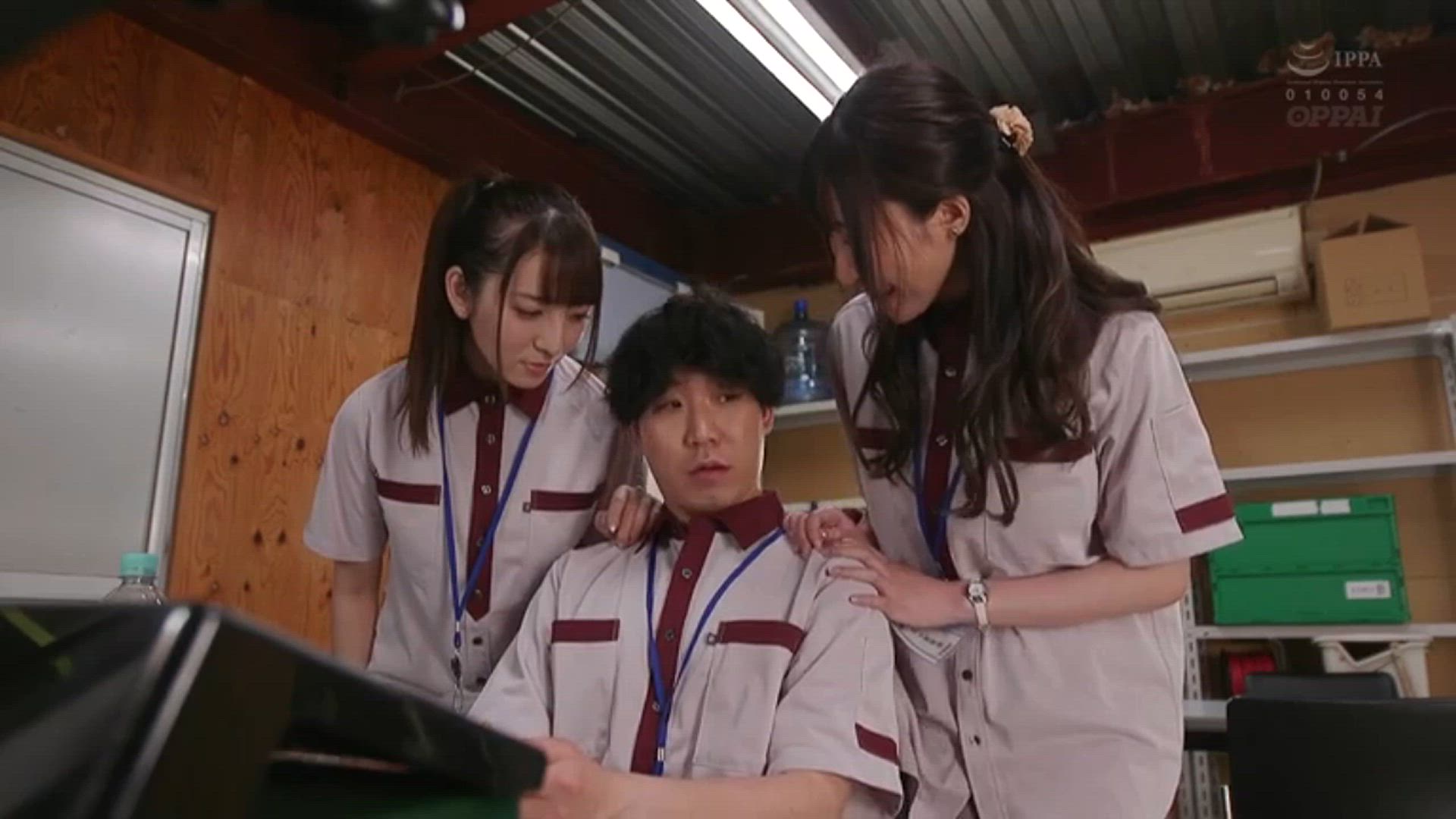 Kana Kusakabe & Non Ohana | Seduced by Dirty Talking Coworkers