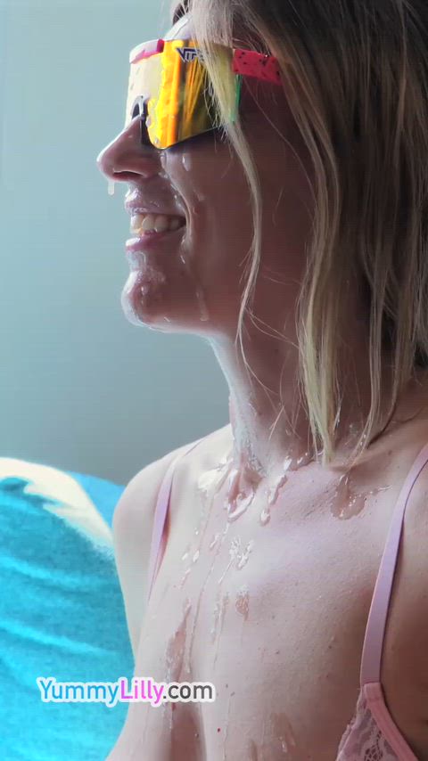 Amateur Cum Cum On Tits Cumshot Cumshots MILF NSFW Natural Tits OnlyFans cumslut Porn GIF by yummycouple