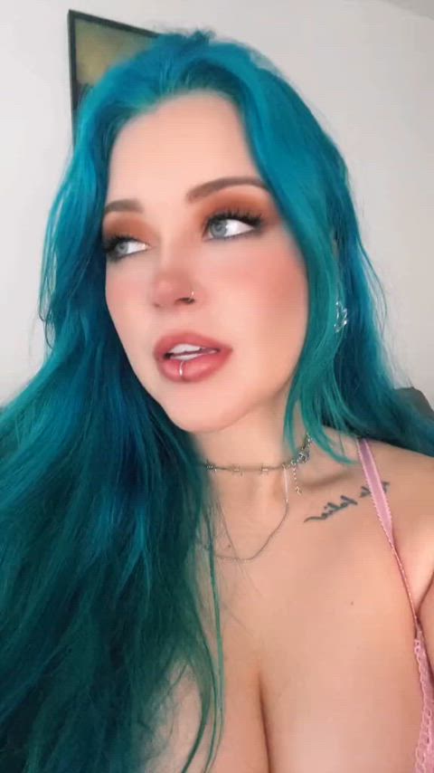 Do you like blue hair girls?