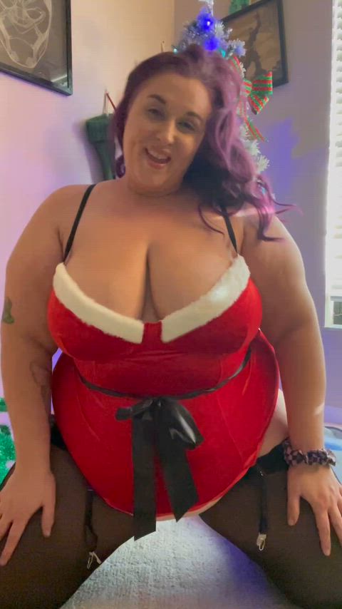Merry Christmas, let me sit on your cock