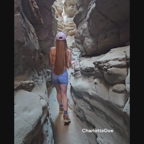 Amateur American Ass CamSoda Camgirl NSFW Outdoor Public Redhead Reveal Porn GIF by camsoda